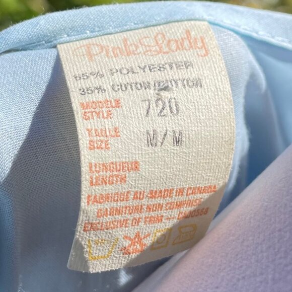 NWT Vintage "Pink Lady" Baby Blue Nightgown – 70s Deadstock Loungewear - Picture 5 of 6